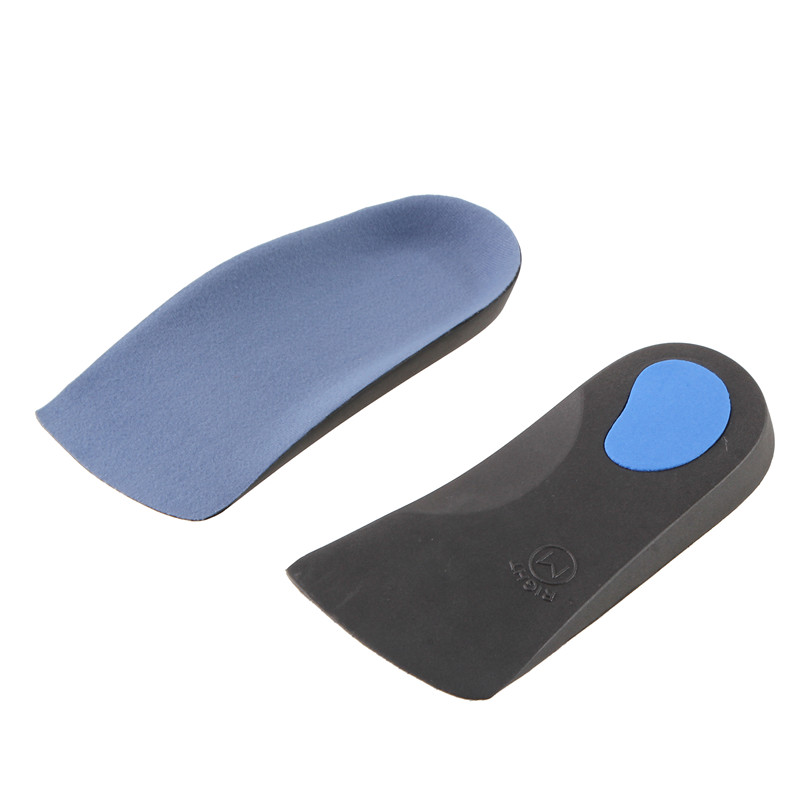 3/4 Length PU Hard Plastic High Quality Custom Flat Feet Arch Support Orthopedic Foot Shoe Insoles