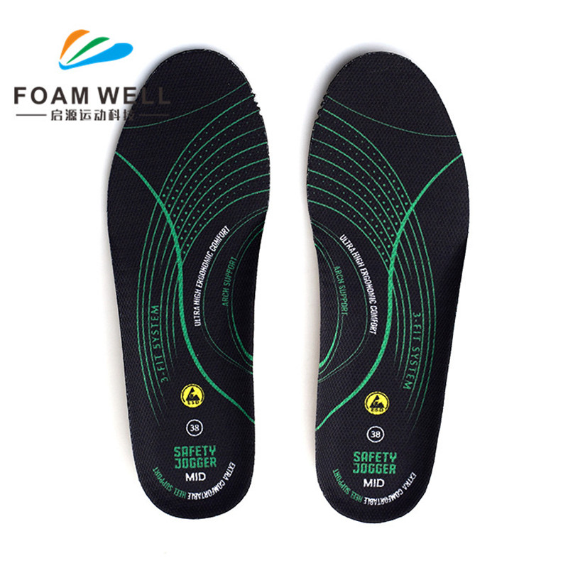 High Quality Breathable Pain Relief Comfortable Custom Molded EVA  Foam Relax Insole