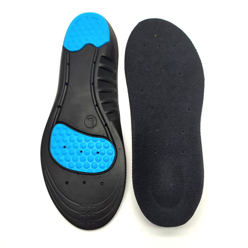 2020 Modern Design  Wholesale Anti Sweat Soft PU Cushion Shock Absorption Comfort Running Sport Insole  Massaging Insert