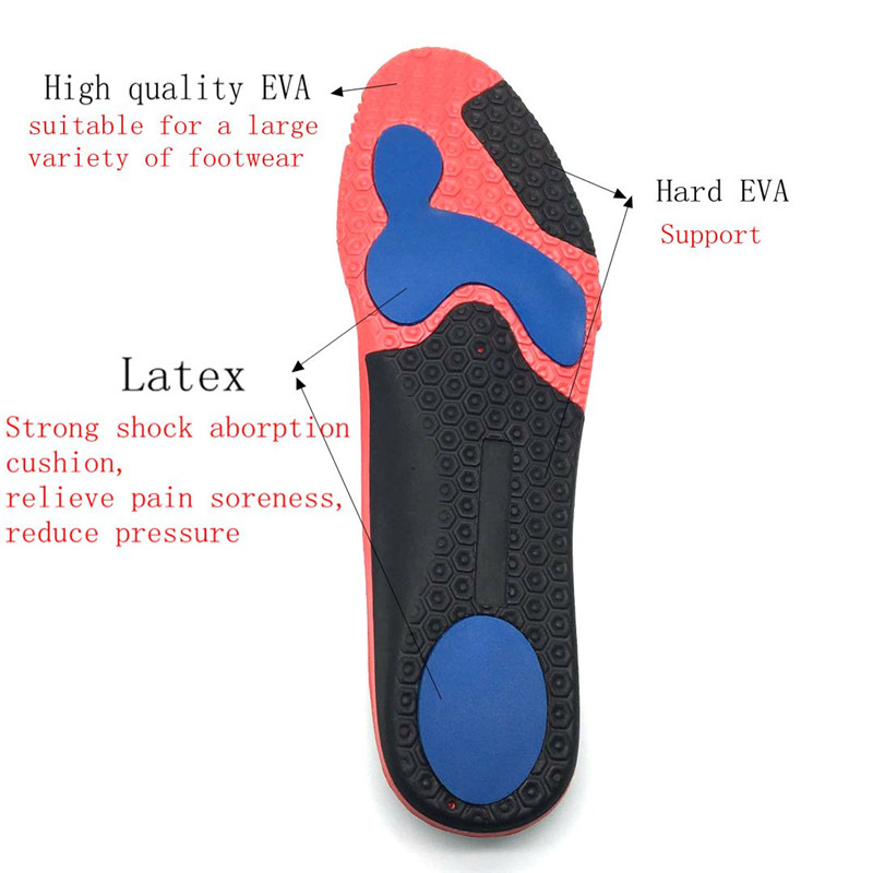 2020 Modern Design Comfortable EVA Flat Feet Arch Support Insole Orthotic