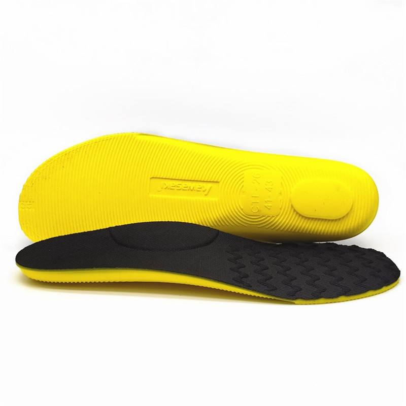Breathable PU shock absorb high bounce baminton sport insole